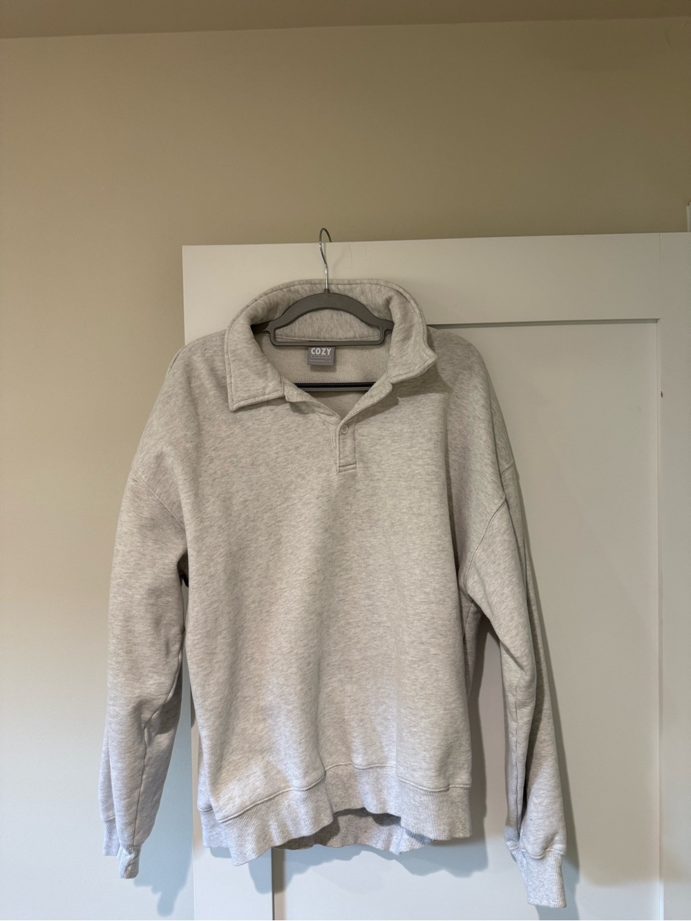 Aritzia TNA Light Gray Pullover Sweatshirt